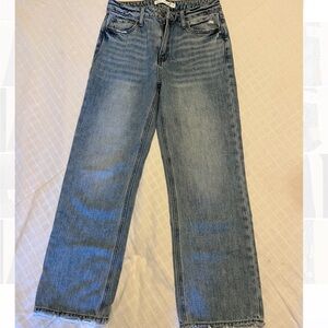 Altar'd State 100% cotton Mickie Blue Straight Leg Jeans